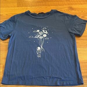 T-Shirt with Astronaut Design